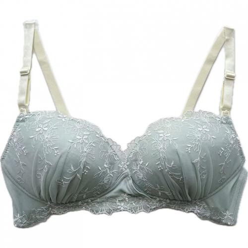 チュールレース ブラ＆ショーツ ミディアムグリーン×M MU ベビーザらス限定