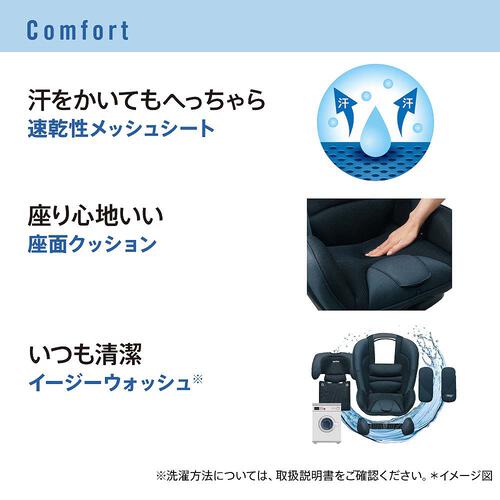 Aprica アップリカ フォームフィット ネクスト (ステラネイビー) チャイルド＆ジュニアシート ISOFIX固定 R129適合 成長にフィット 衝撃軽減サイドシールド 速乾性メッシュシート 1才頃～12才頃まで