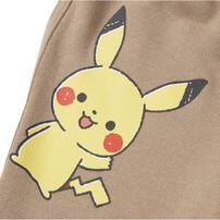 monpoke モンポケ ロングパンツ サイドポケット ピカチュウ ベージュ×90cm