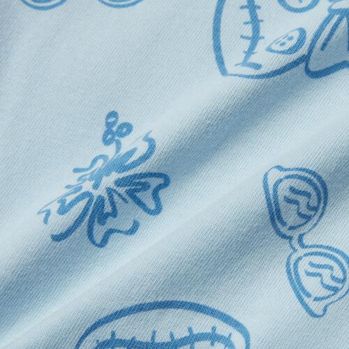 Disney  ディズニー 半袖ボディスーツ ドッカン サガラ スティッチ サックス&times;70cm ベビーザらス限定 赤ちゃん 出産準備 出産祝い ベビー服 子供服