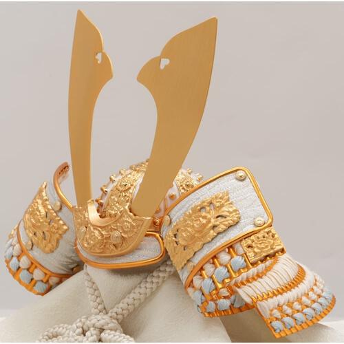 【五月人形】兜飾り 床飾り「青海波二曲屏風積木鯉付き」 (536670)コンパクト おしゃれ 男の子 トイザらス・ベビーザらス限定【メーカー直送】