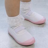 上履き メッシュ ピンク&times;17cm 