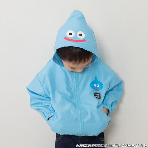 ドラクエベビー＆キッズ スライムなりきりパーカー(ブルー×80cm)