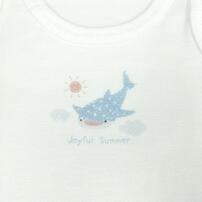 2枚組涼感袖なしシャツ肌着 海の生き物 ホワイト&times;80cm ベビーザらス限定