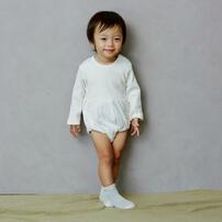 ローリーズファームベビー ふんわりボディスーツ(オフホワイト×80cm) ベビーザらス限定
