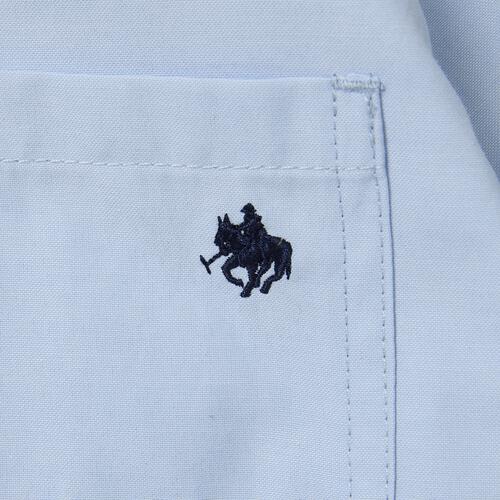 POLO BCS 長袖シャツ サックス×90cmベビーザらス限定