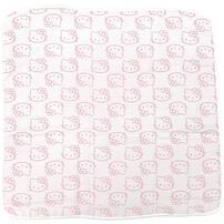 SANRIO サンリオ 多重織ガーゼおくるみ キティ レッド&times;ﾌﾘｰ  ベビーザらス限定