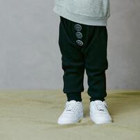 ローリーズファームベビー ワッフルロングパンツ(ブラック×90cm) ベビーザらス限定