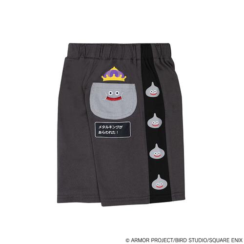 ドラクエベビー＆キッズ ハーフパンツ メタルキング(グレー&times;90cm)