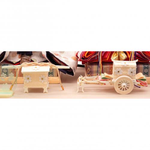 【雛人形】ケース飾り 親王飾り「桜刺繍ピンク パノラマアクリル」 (322553)ひな人形 おしゃれ トイザらス・ベビーザらス限定【メーカー直送】