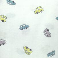 2枚組フライス袖なしシャツ肌着 恐竜&times;車 ホワイト&times;80cm ベビーザらス限定