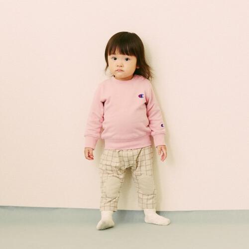 Champion チャンピオン 長袖トレーナー ピンク×80cmベビーザらス限定