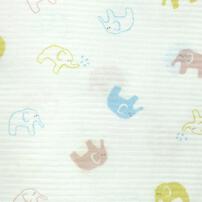 2枚組涼感袖なしシャツ肌着 シースルー くま&times;ぞう パステルブルー&times;95cm ベビーザらス限定