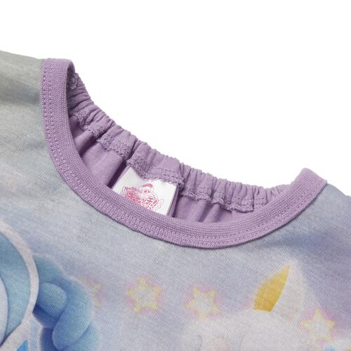 ティニピン ナイトドレス  フリル付き パープル&times;120cm