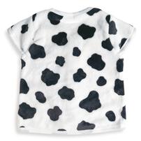 パジャマベスト フリース 牛柄 ブラック×80-95cm ベビーザらス限定