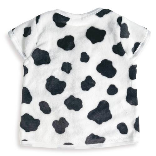 パジャマベスト フリース 牛柄 ブラック×80-95cm ベビーザらス限定