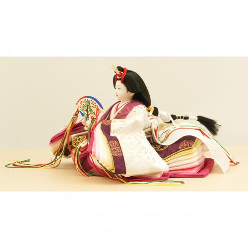 【雛人形】収納親王飾り「桜加賀蒔絵高岡塗」（605822）