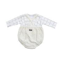 miffy ミッフィー 長袖ボティスーツ サロペット風 ナチュラル×80cm ベビーザらス限定