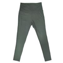 マタニティパンツ レギンス ストレッチ天竺 チャコール×M