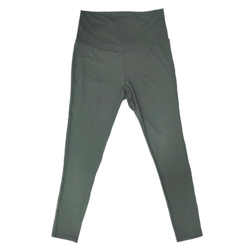 マタニティパンツ レギンス ストレッチ天竺 チャコール×M