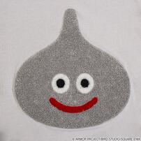 ドラクエベビー＆キッズ サガラ刺繍半袖ボディスーツ メタルスライム グレー&times;80cm