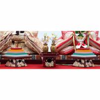 【雛人形】ケース飾り 親王飾り「格子に花手毬六角ワインアクリル」 (322987)ひな人形 おしゃれ トイザらス・ベビーザらス限定【メーカー直送】