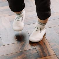 SNOOPY スヌーピー ソックスシューズ(ホワイト×11cm)