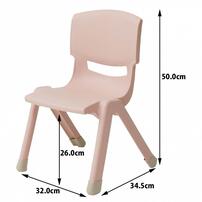 くすみカラー キッズチェア (ピンク) 室内家具 汚れや水に強い お手入れ簡単 脚カバー付き  3歳頃～対応 ベビーザらス限定