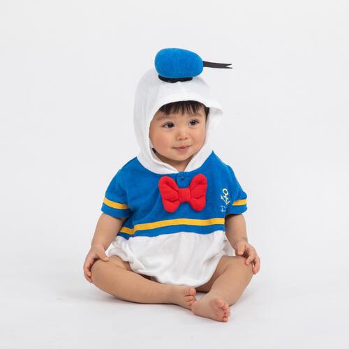 Disney ディズニー 半袖ボディスーツ なりきり ドナルド パイルベビーザらス限定