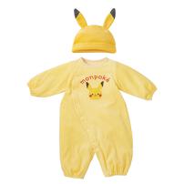 monpoke モンポケ 長袖ドレス＆カバーオール 帽子付き