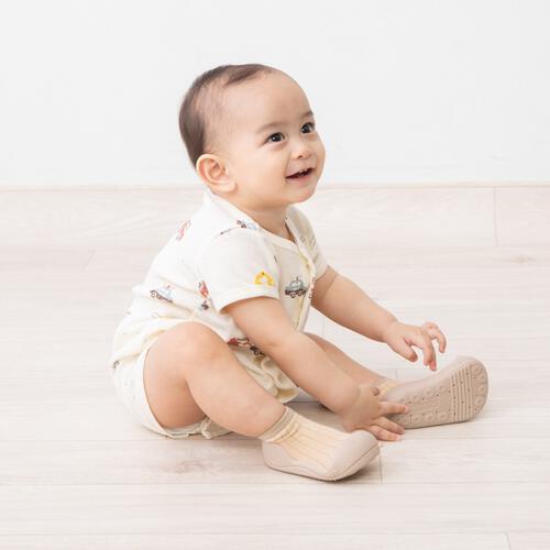 アティパス パレット ベビーソックスシューズ 12.5cm PALLET ミディアムベージュ