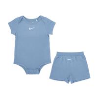 NIKE ベビー2点セット 66N788-U1T  ブルー&times;85cm