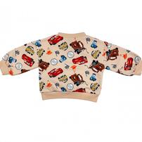 【Sophitica × tsumashi1118さん】Disney カーズ 裏毛トレーナー ライトベージュ×90cm ベビーザらス限定