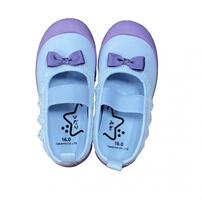 リボン フリル 上履き パープルx17cm ベビーザらス限定