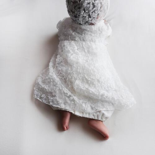 セレモニードレスセット 3Dレース 赤ちゃん 出産準備 出産祝い ベビー服 子供服