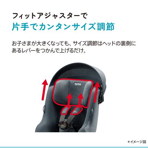 Aprica アップリカ クルリラ プラス ライト AB (ネイビー) チャイルドシート 新生児～4歳頃まで 回転式 R129適合