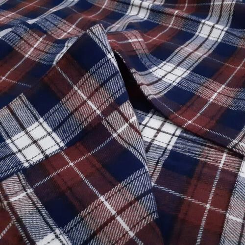 POLOBCS 長袖テーラーパジャマ フランネル チェック柄 ベア刺繍