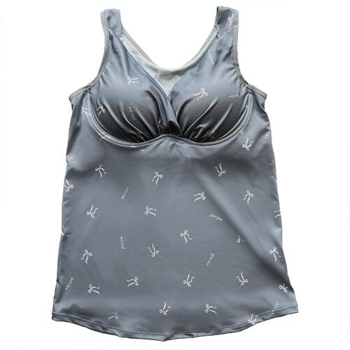 Petit jouet for Maternity プティジュエット マタニティブラキャミソール リボン(グレー×L MU)