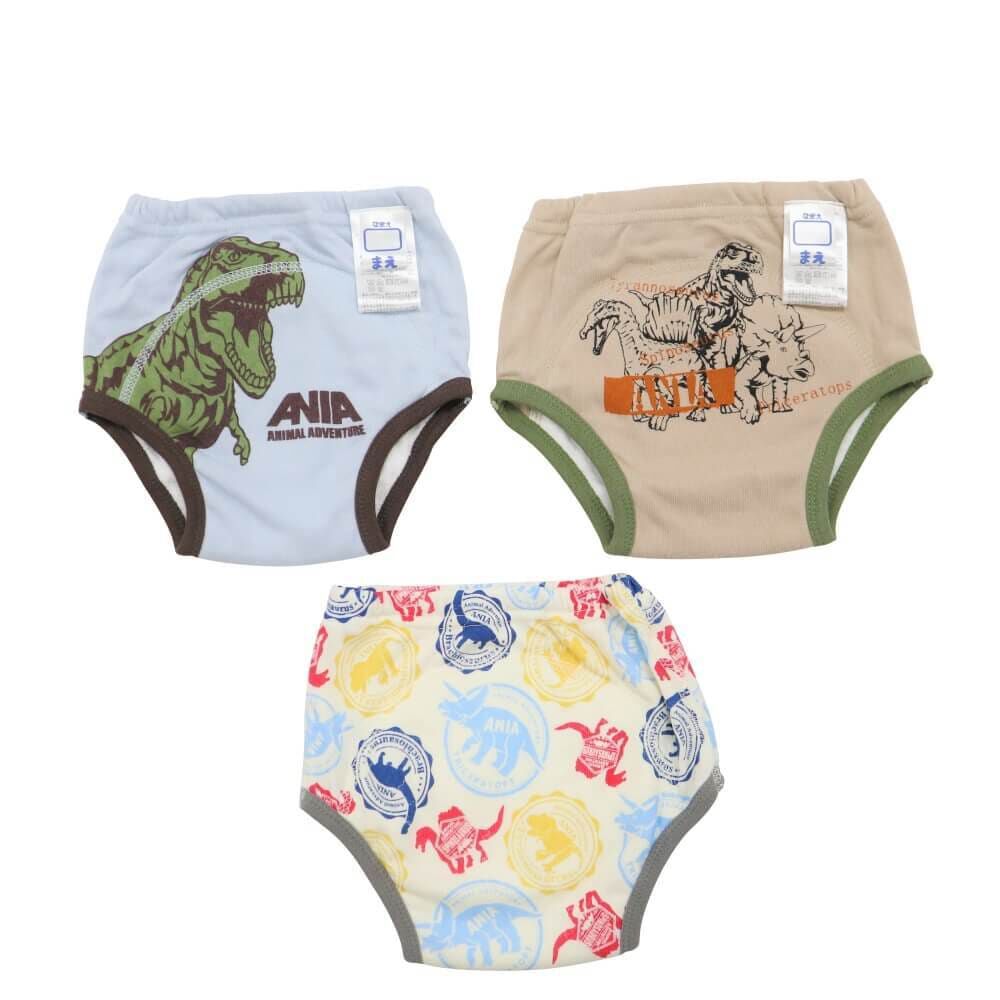 agCRONOS ベージュ 、ブラック　トレーニングパンツ2枚セット ANIA アニア トレーニングパンツ 3枚組 総柄×ワンポイント(サックス