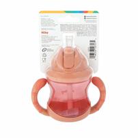 Nuby ヌービー Flip N Sip ツインハンドルマグカップ (ピンク)