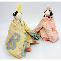 【雛人形】髪飾り付きミニ親王飾り (351313)ひな人形 ひな祭り おしゃれ かわいい コンパクト トイザらス・ベビーザらス限定【メーカー直送】