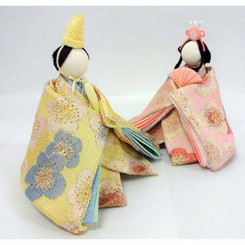 【雛人形】髪飾り付きミニ親王飾り (351313)ひな人形 ひな祭り おしゃれ かわいい コンパクト トイザらス・ベビーザらス限定【メーカー直送】