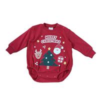 クリスマス ダルマオール コスチューム ベビー サンタクロース コスチューム 子供 衣装  裏毛 レッド×70cm ベビーザらス限定