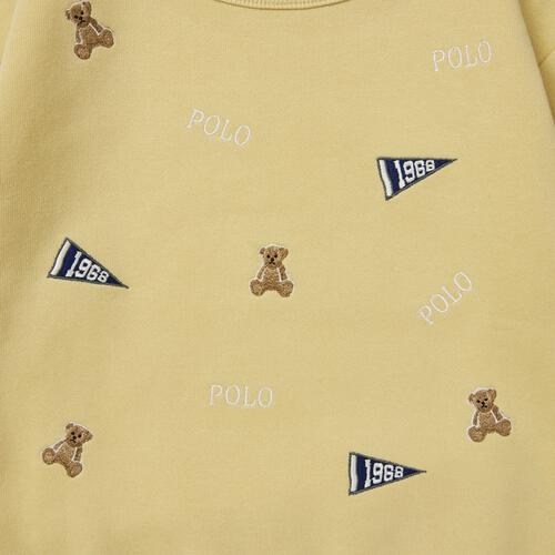POLO BCS フラッグ刺繍トレーナー イエロー×90cm ベビーザらス限定