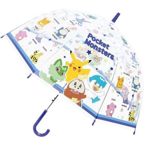 ポケモン キッズ傘 ビニール傘 ブルー 55cm クリスマスプレゼント