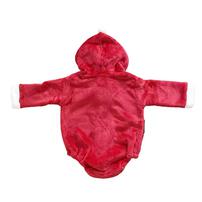 クリスマスボディスーツ 帽子付きサンタ コスチューム ベビー サンタクロース コスチューム 子供 衣装 レッド×80cm ベビーザらス限定
