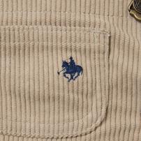 POLO BCS コーデュロイサロペットパンツ ベージュ×90cm ベビーザらス限定