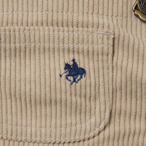 POLO BCS コーデュロイサロペットパンツ ベージュ×90cm ベビーザらス限定