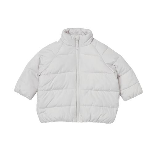 RAT-A-TATR ラッタッター 中綿 ジャケット グレー×95cm