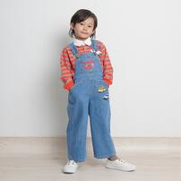 【TOMICA kie_158さんプロデュース】TOMICA トミカ 衿付き ボーダーＴシャツ レッド×110cm